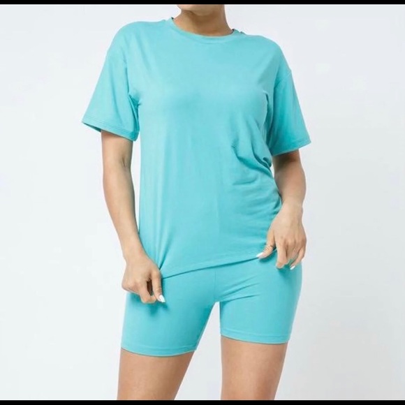 Two Piece Bike Short Set - Picture 2 of 4